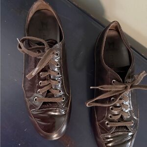 Mephisto Womens Brown Shoes Size 8 Walking Lace Up Sneaker